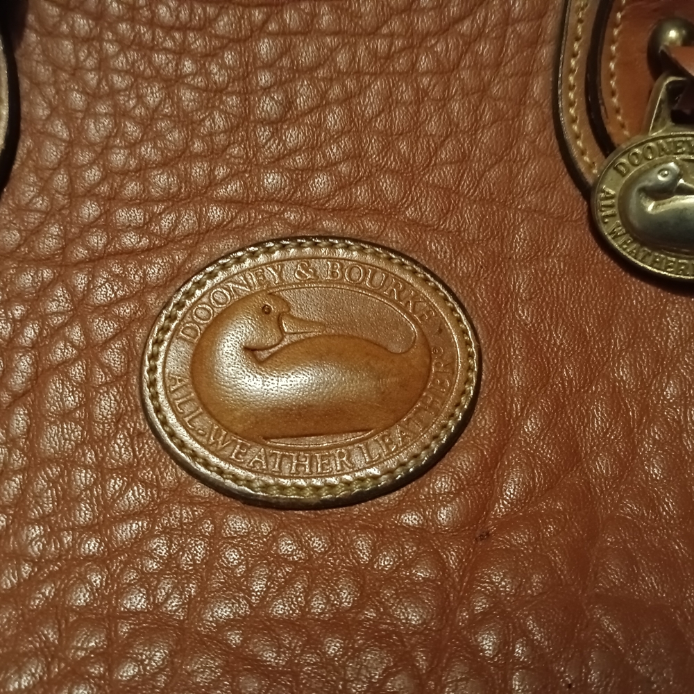 Dooney & Bourke Tan Leather Satchel